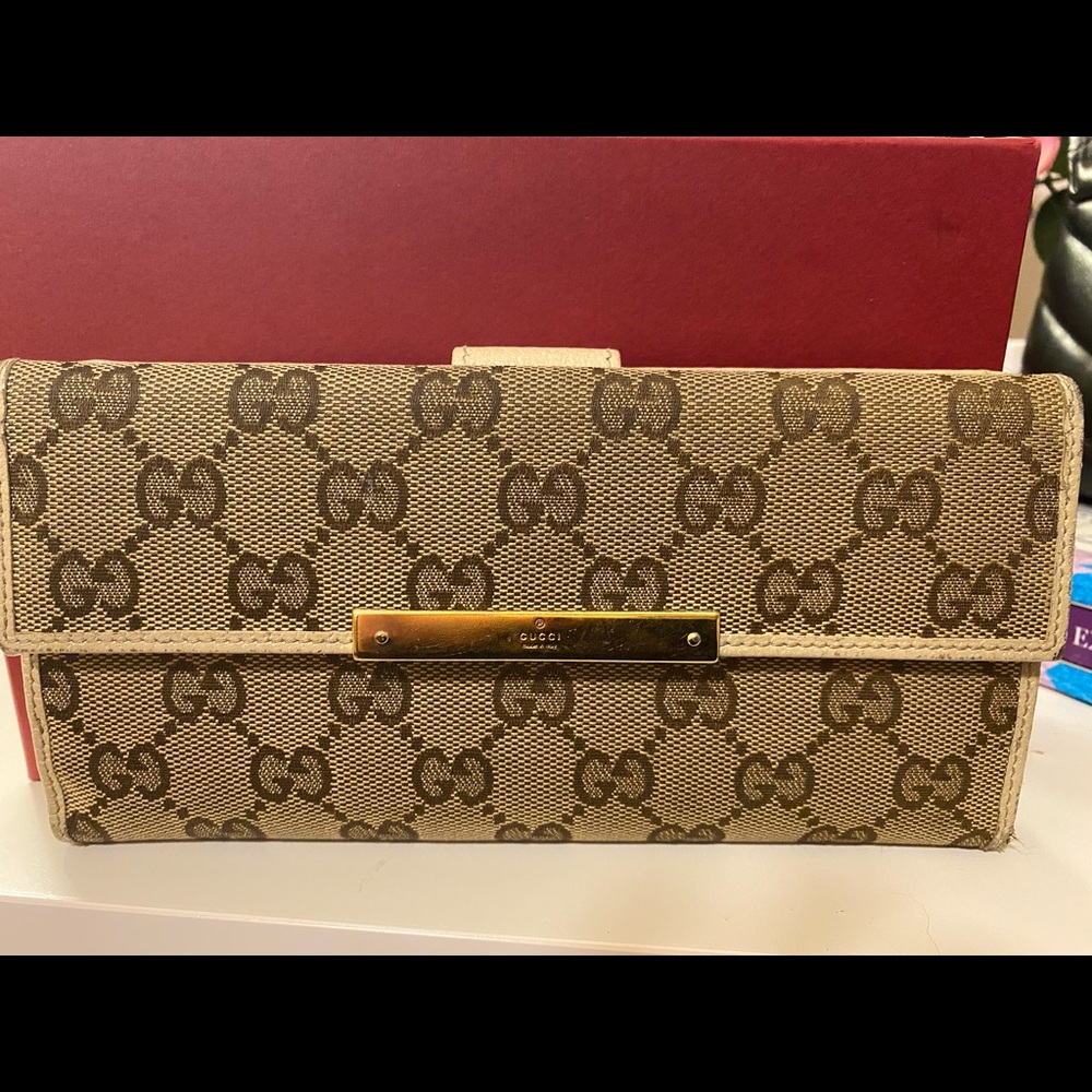 Gucci Wallet Purse Long Wallet G logos
